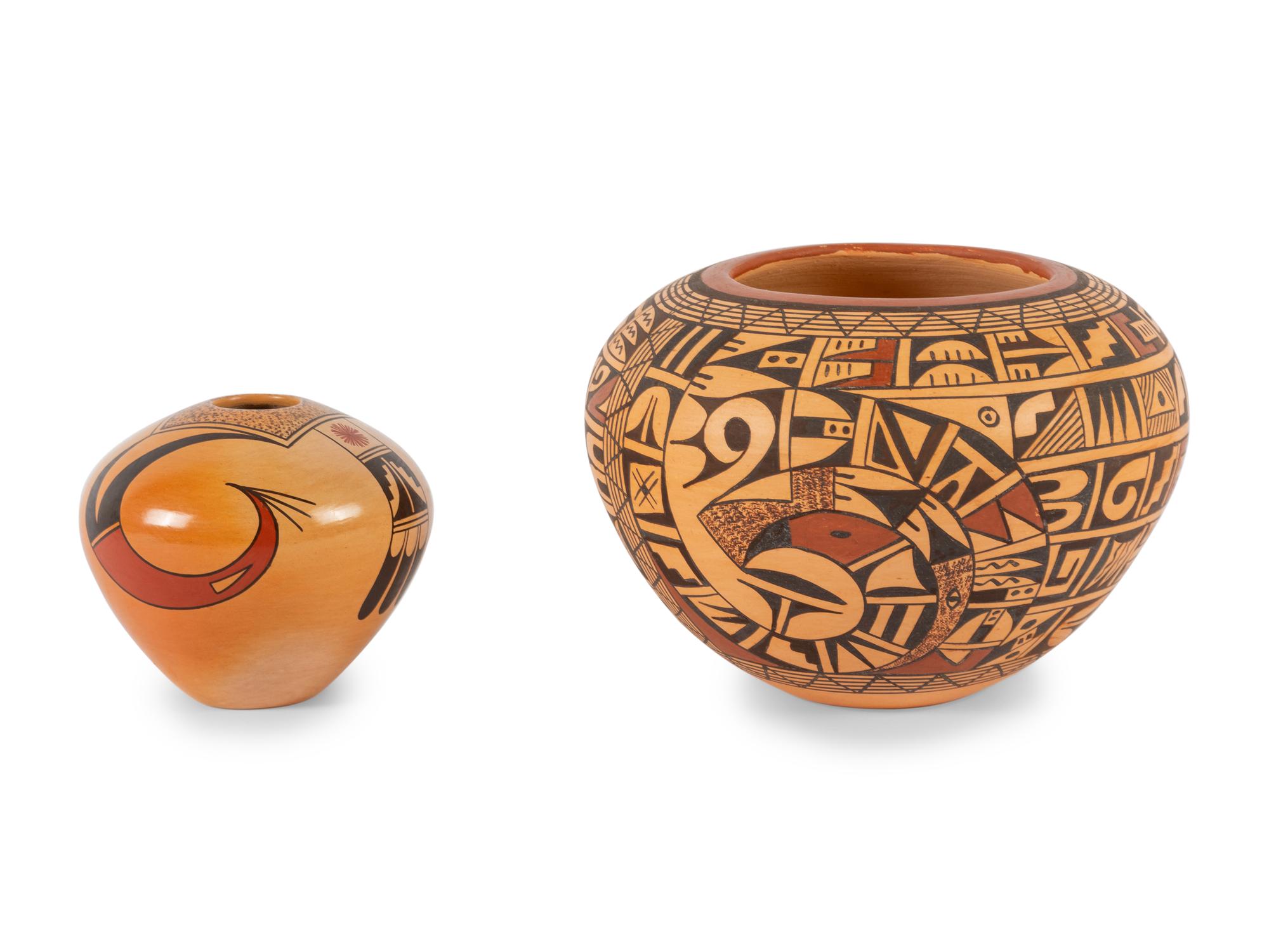 Polychrome Pottery Jars