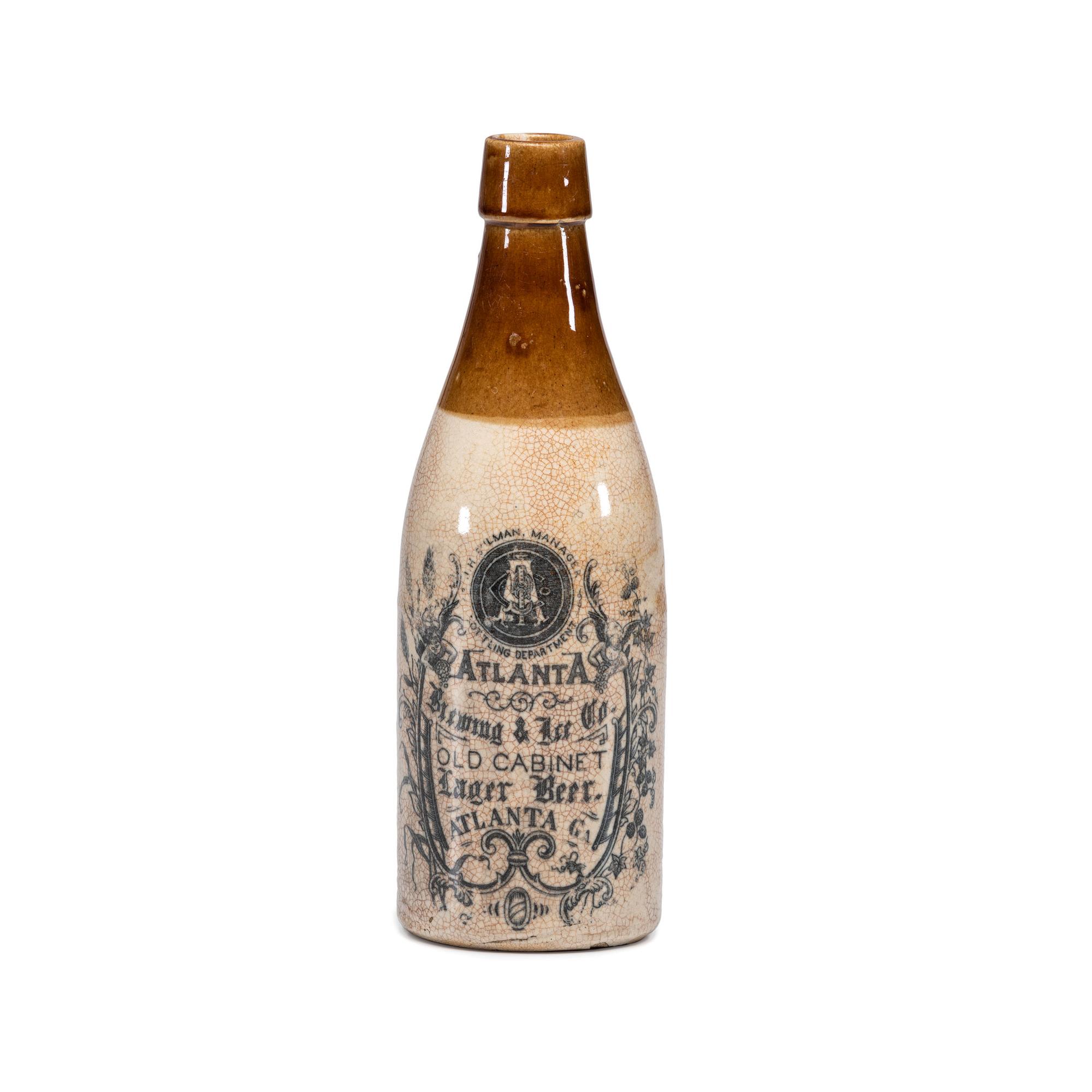 An Atlanta Brewing & Ice Co. Stoneware Bottle