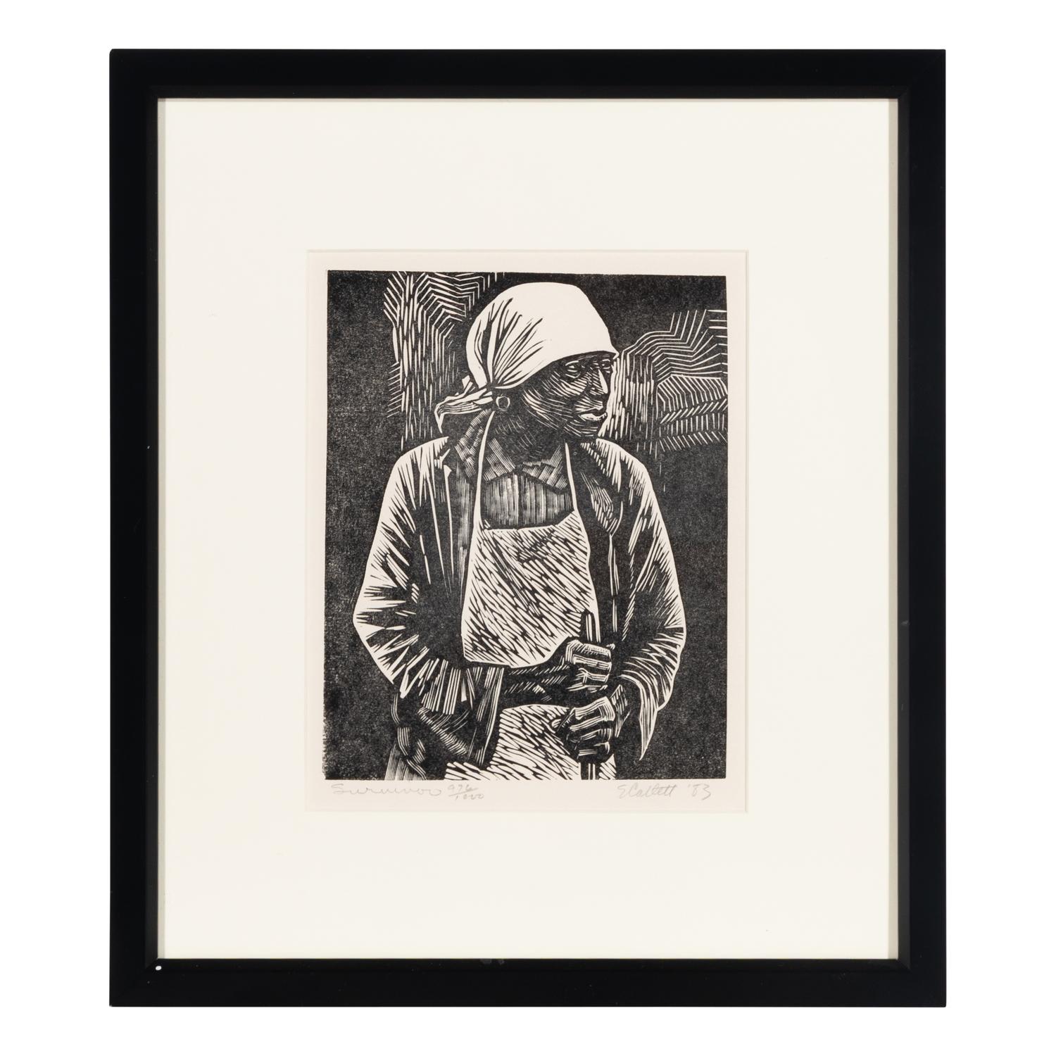 Elizabeth Catlett (American, 1915-2012) — Survivor, 1983