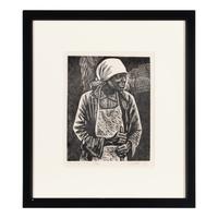 Elizabeth Catlett (American, 1915-2012) — Survivor, 1983