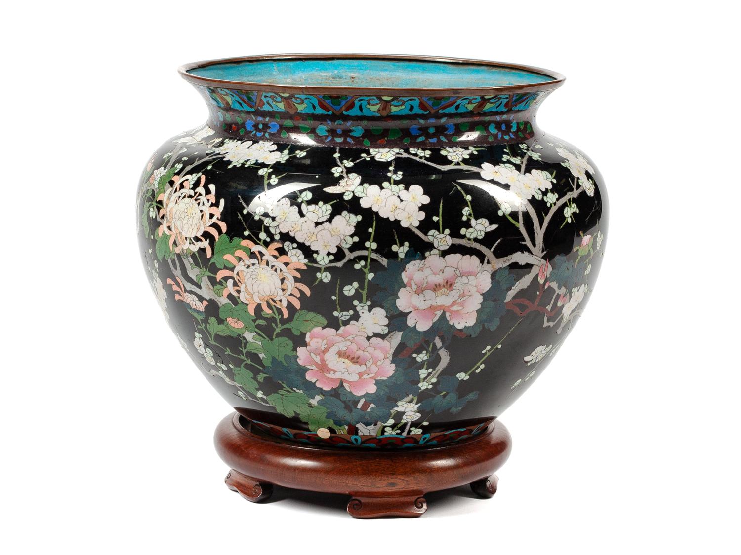 A Japanese CloisonnéPlanter