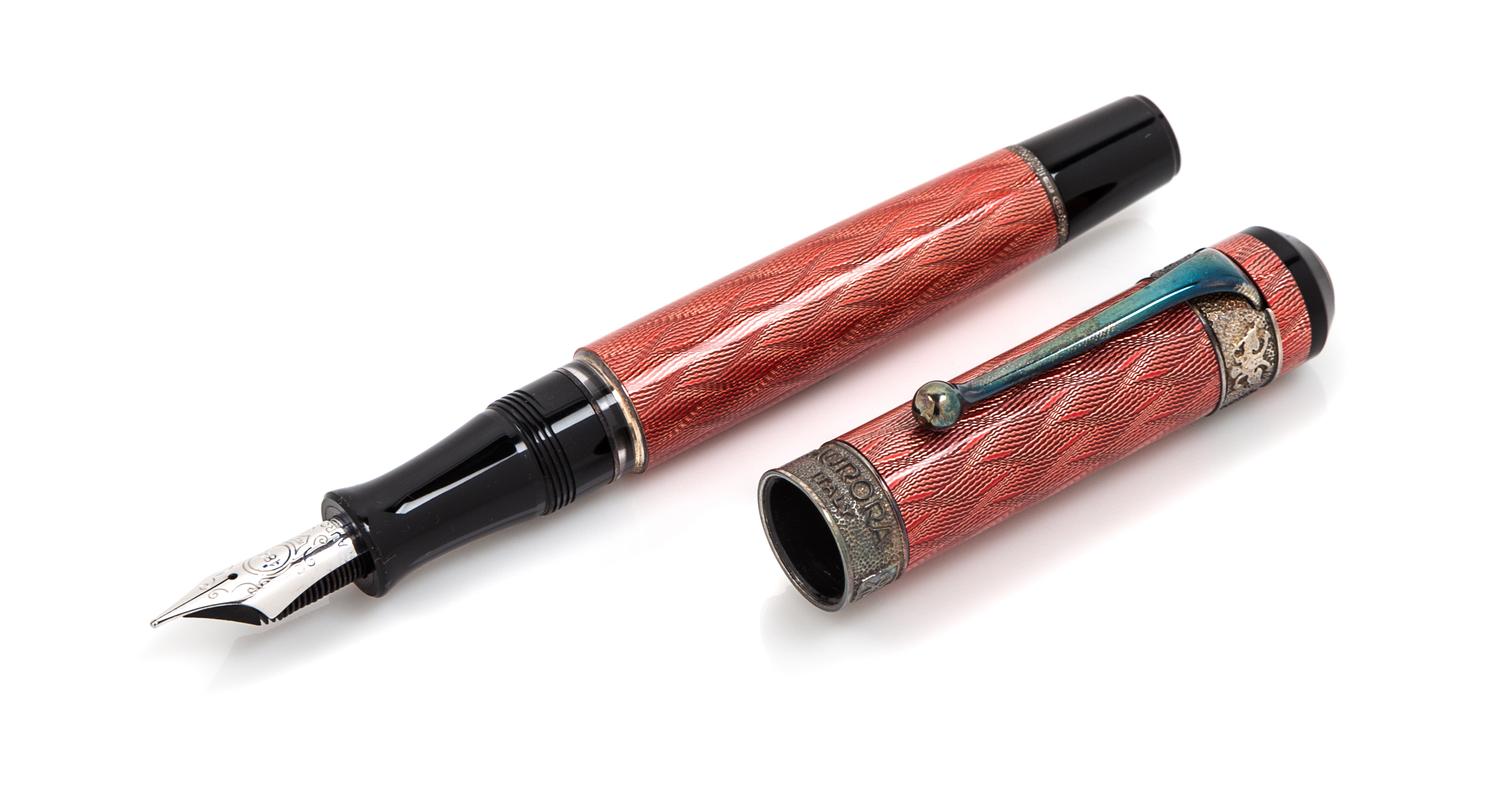 An Aurora St. Petersburg Tricentennial Limited Edition Fountain Pen and Ink Set