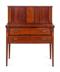 A Federal Mahogany Secretary Desk