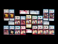 A Collection of 18 Chicago Bulls Michael Jordan Last Dance Era 1997-98 Regular Season and Playoff Tickets and Stubs,