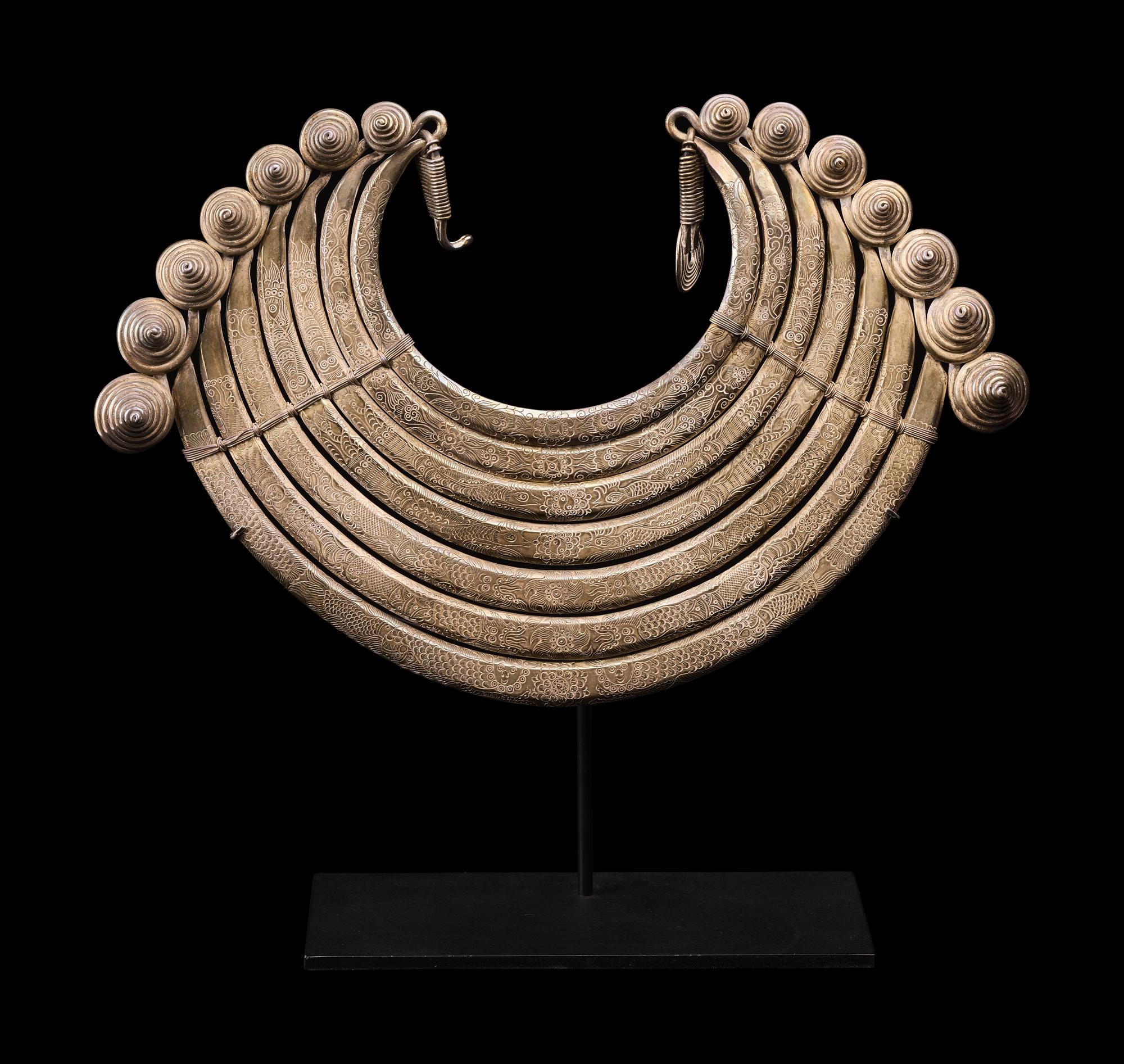A Miao Tribe Silver Necklace
