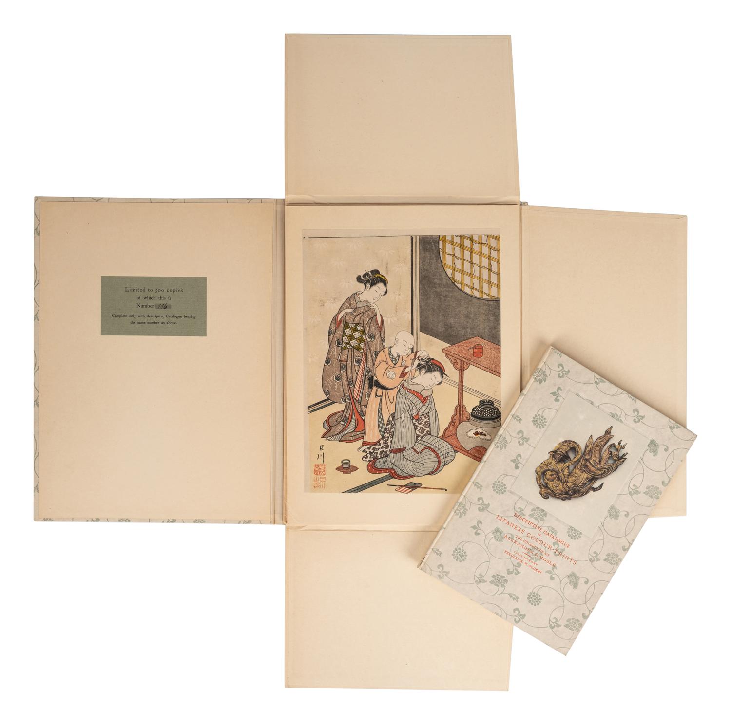 [JAPANESE ART: PRIVATE COLLECTION] A group of 3 works in 4 volumes.