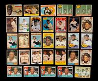 A Large Collection of 1950s-60s Willie Mays Topps Baseball Cards,