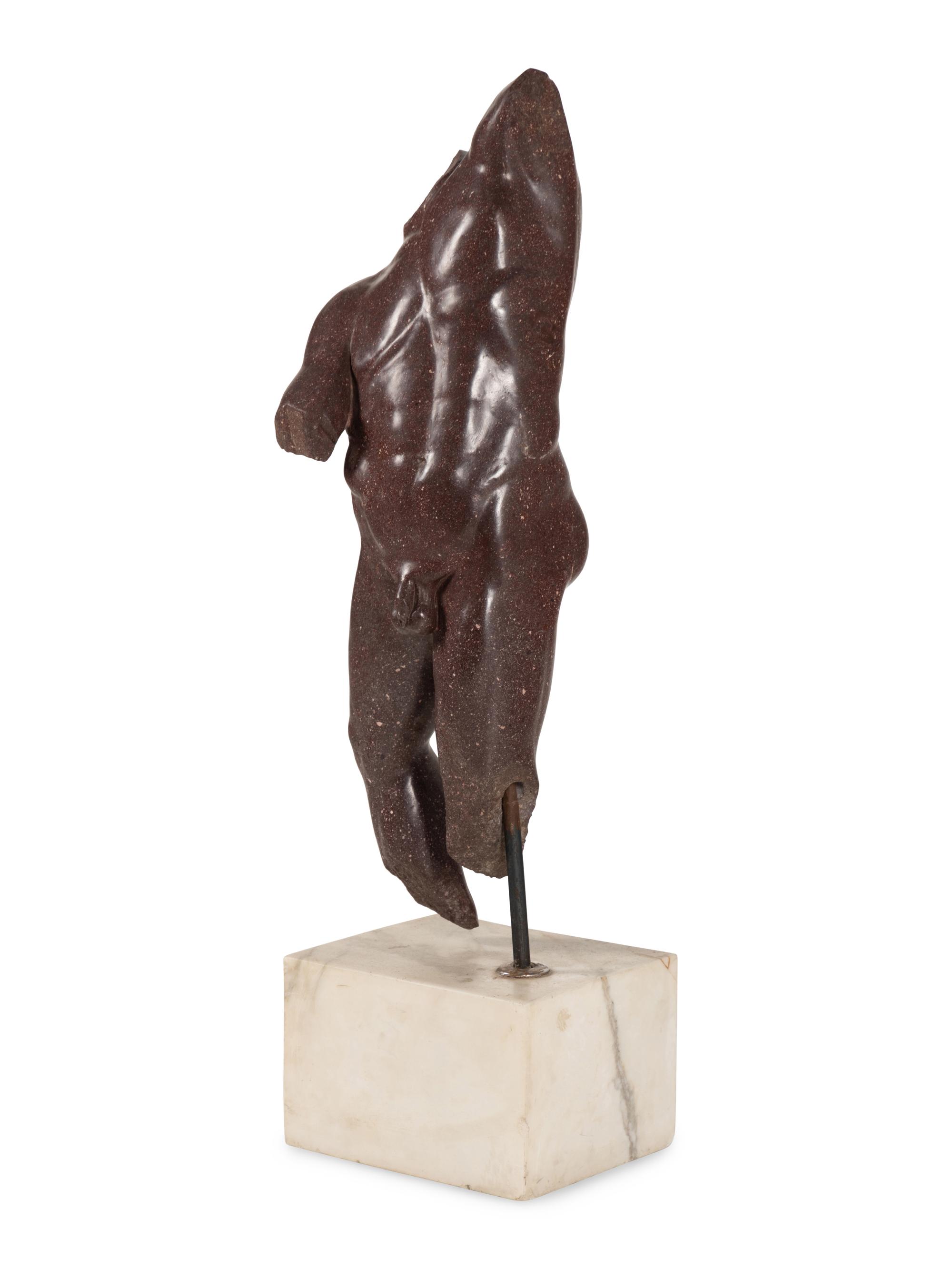 A Porphyry Torso of a Young Athlete