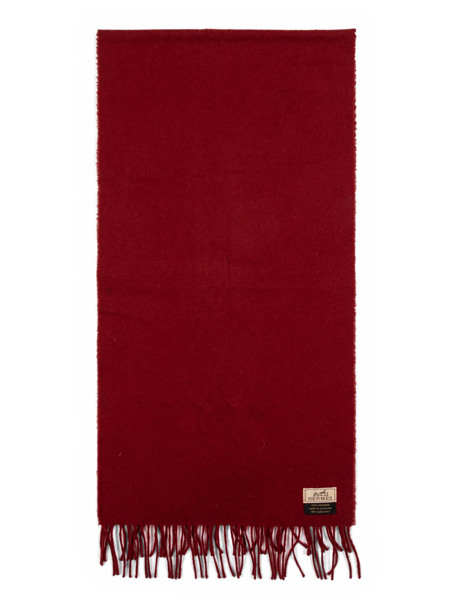 Two Hermès Cashmere Scarves