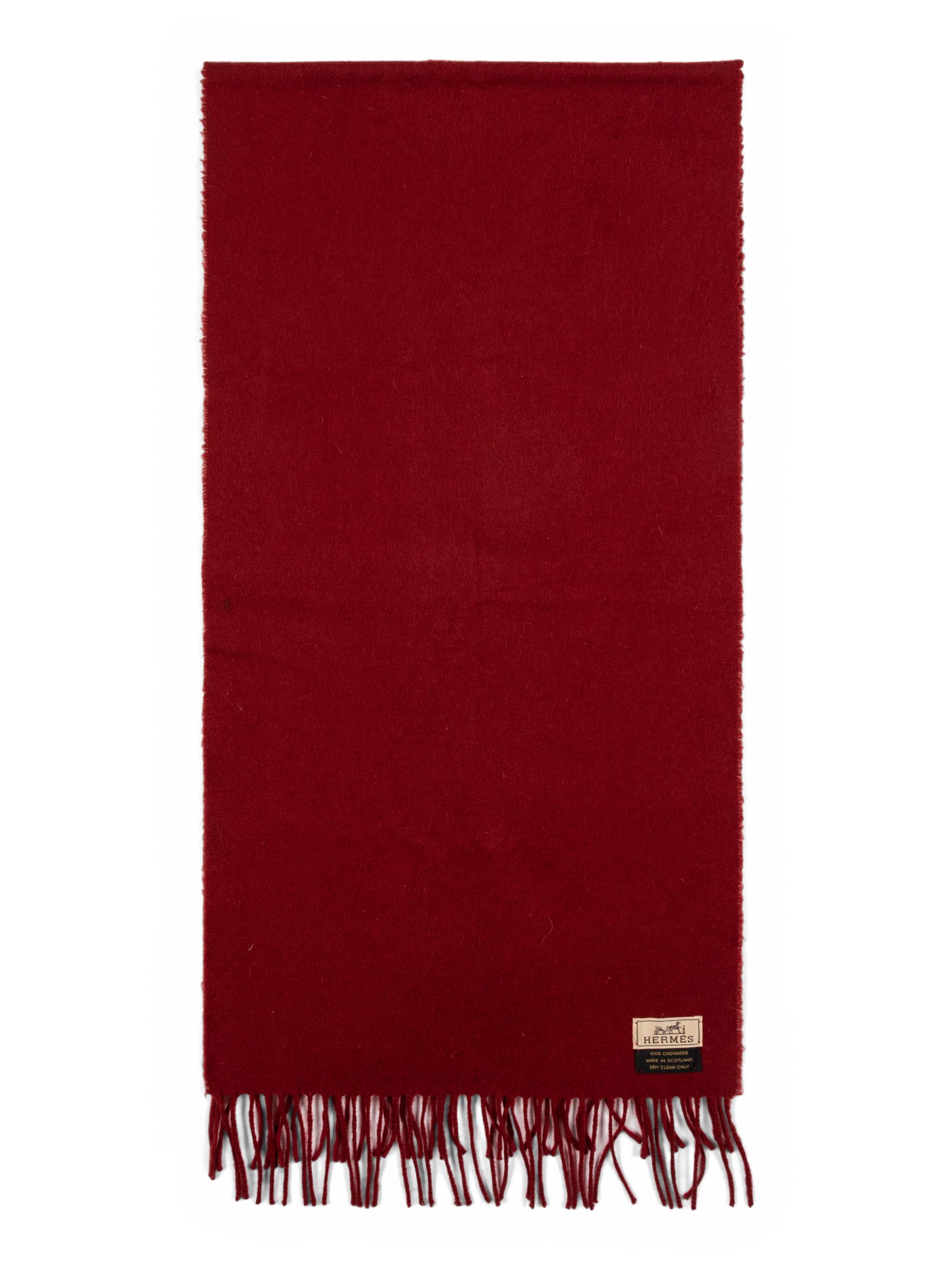 Two Hermès Cashmere Scarves