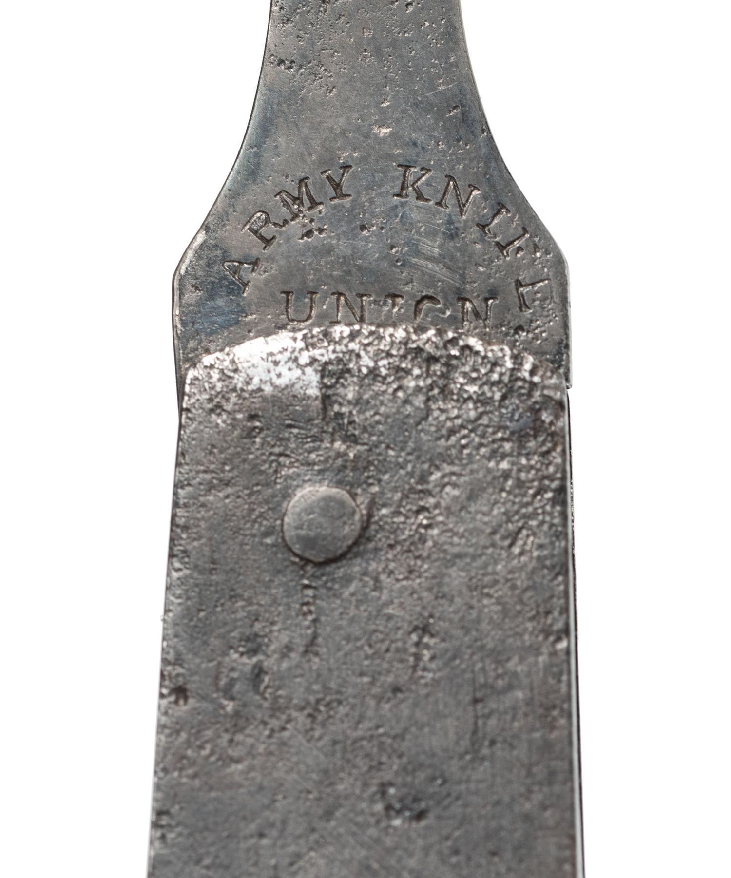 Union army knife variation patented by A. Hills.