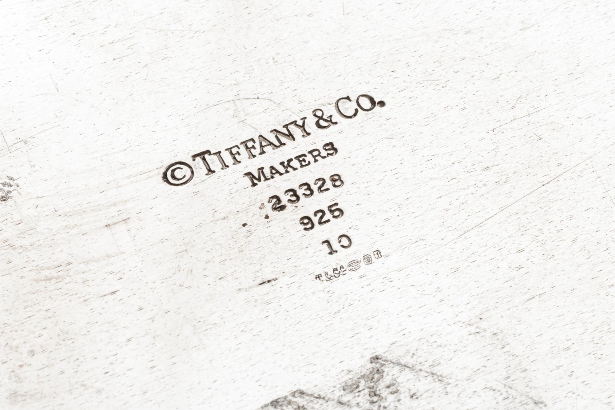 A Tiffany and Co. Silver Cigarette Box