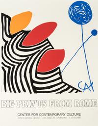 A pair of posters ( Big Prints from Rome and Stabiles )