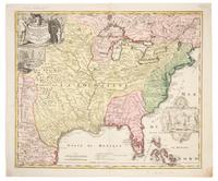 HOMANN, Johann Baptist (1663-1724). Amplissimae Regionis Mississipi...cum Privilegio Sac. Caes. Maj. Nuremberg, [ca 1720 or later].
