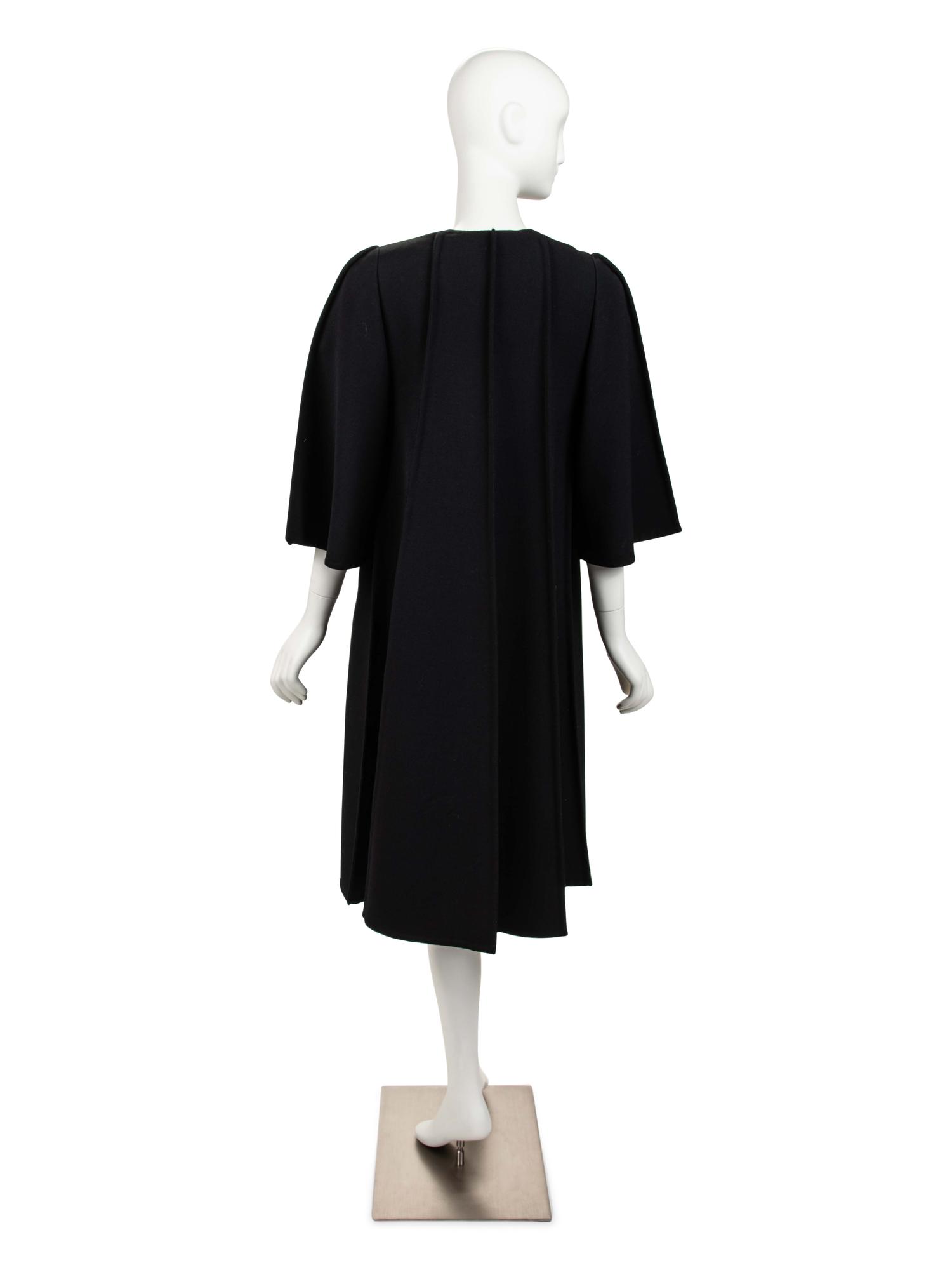 Three Pauline Trigère Items: Two Coats, One Dress, 1980s