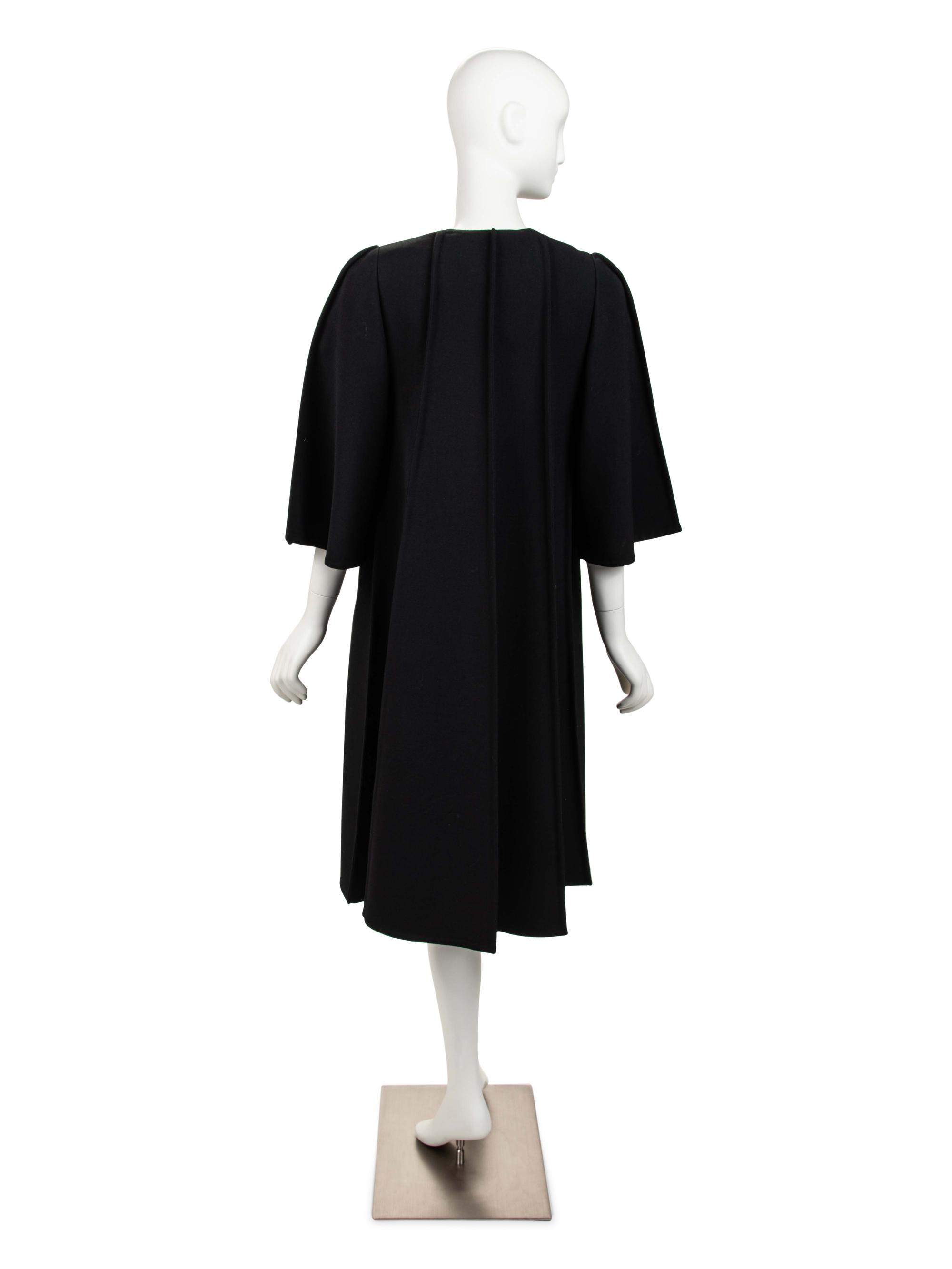 Three Pauline Trigère Items: Two Coats, One Dress, 1980s