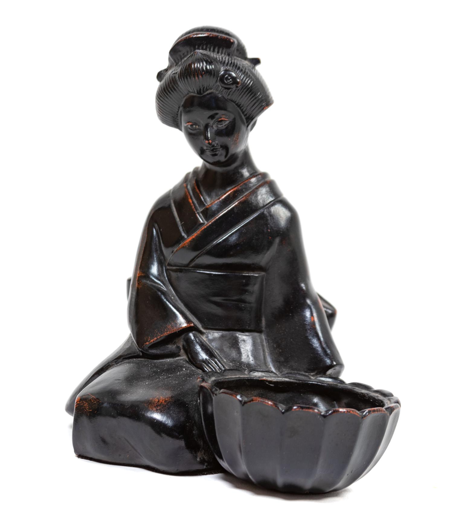 Four Japanese Ceramic Figures