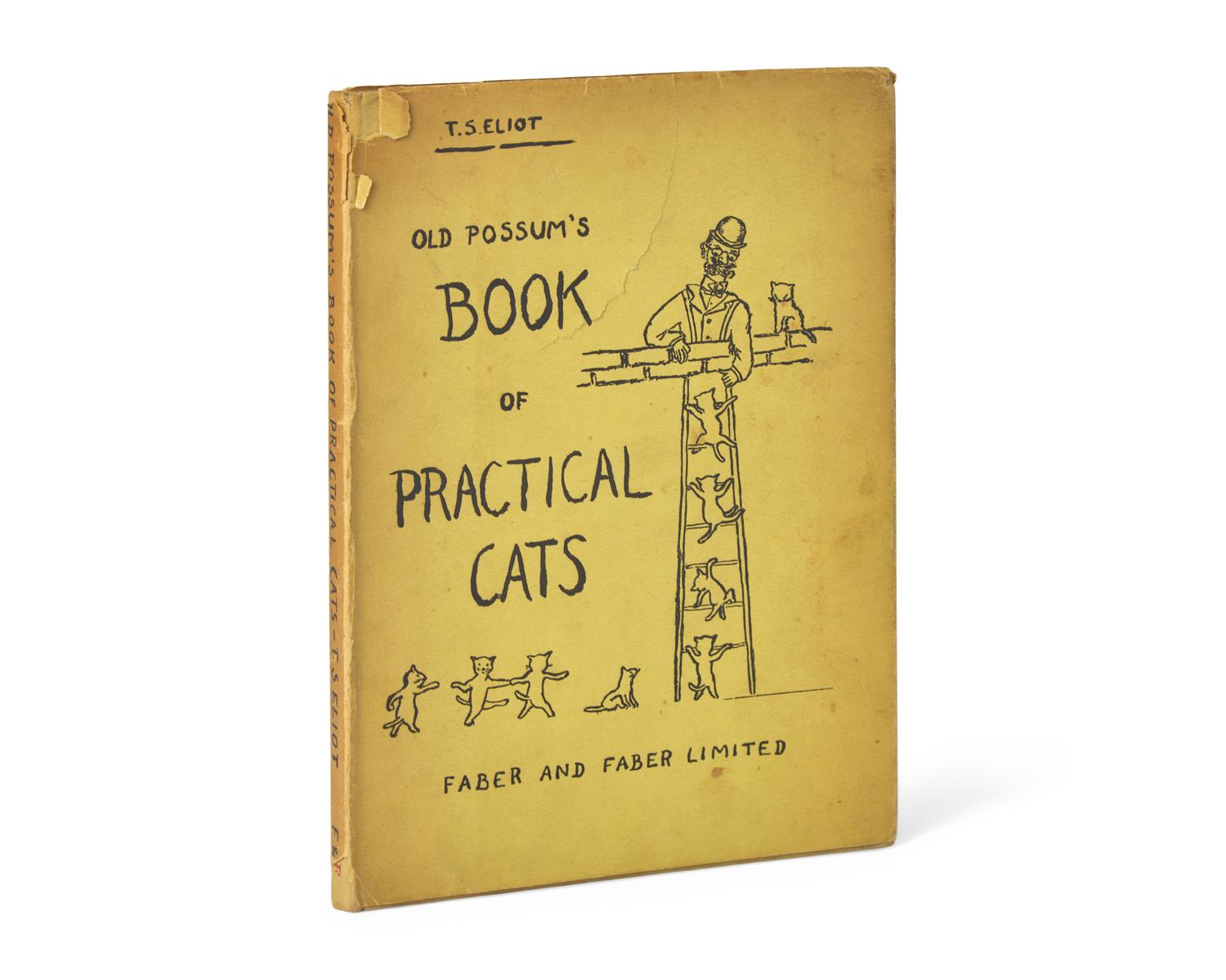 ELIOT, T.S. (1888-1965). Old Possum’s Book of Practical Cats. London: Faber and Faber Limited, (1939).