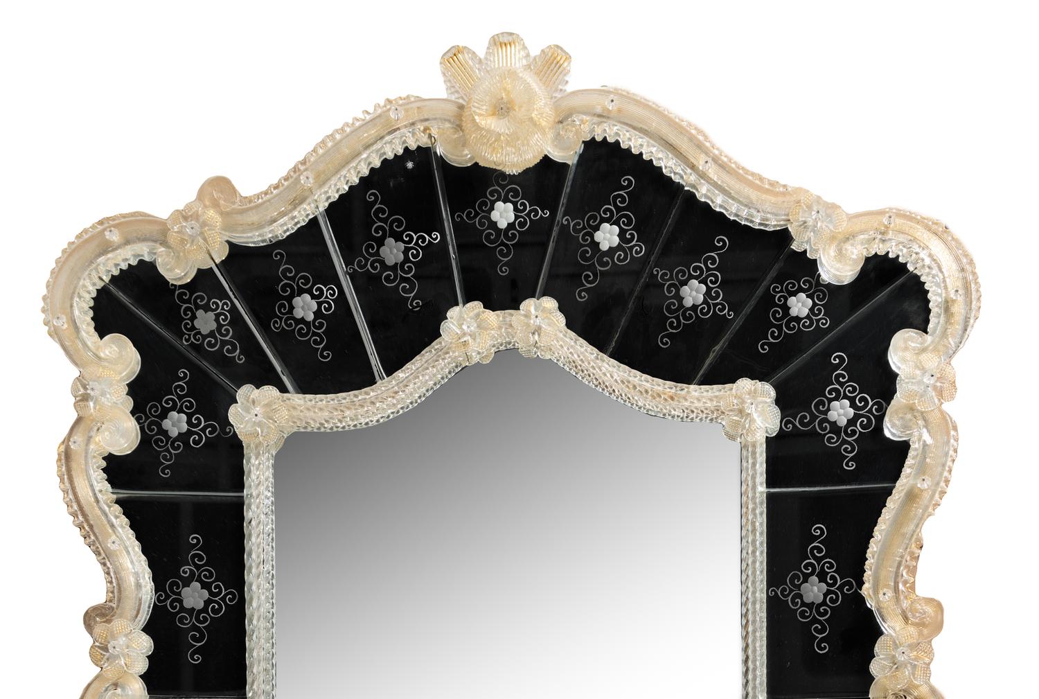 A Venetian Glass Mirror