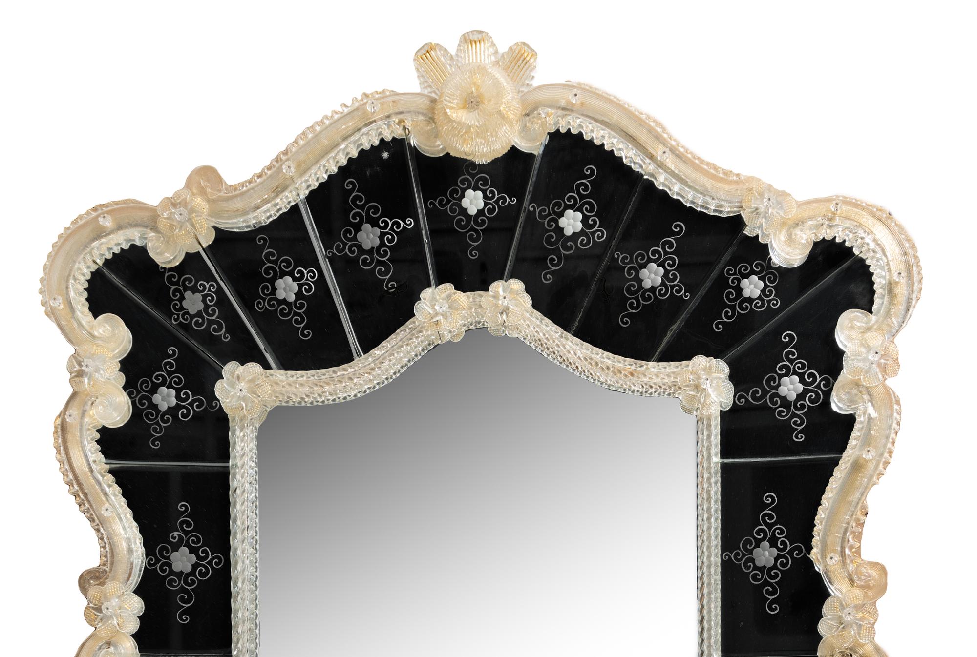 A Venetian Glass Mirror