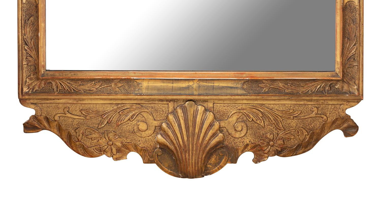 An Irish George II Giltwood Mirror