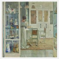 Carl Moll (Austrian, 1861–1945) Weißes Interieur (White Interior)