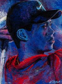 A Tiger Woods Limited Edition William Lopa Artwork