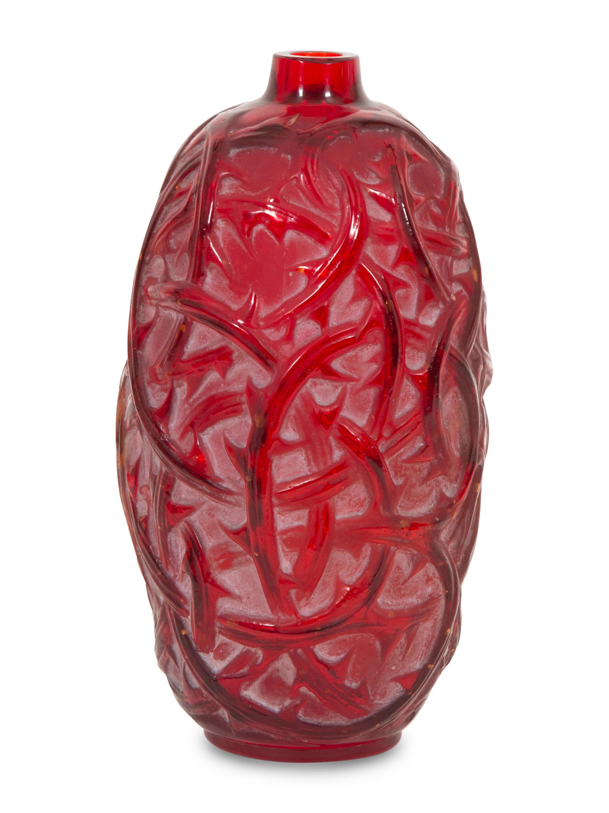 A René Lalique Ronces Vase