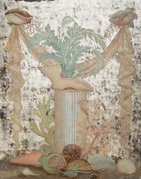 A French Reverse Painting on Glass