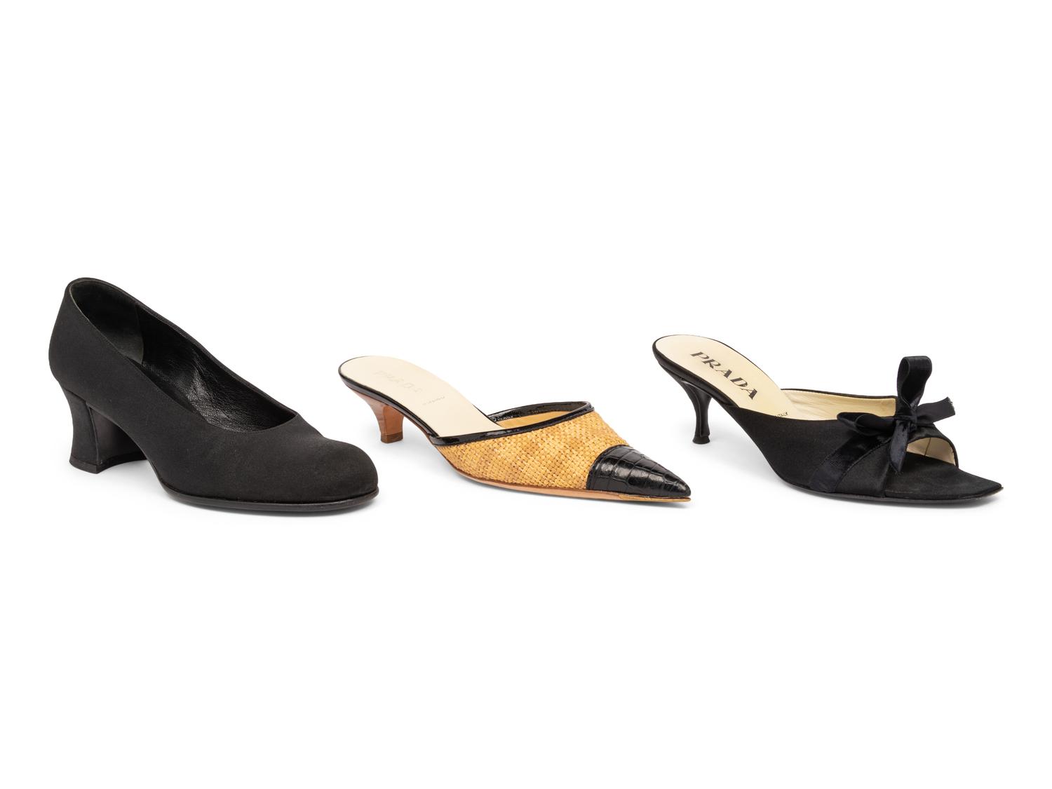 Three Pairs of Prada Shoes, 1990s