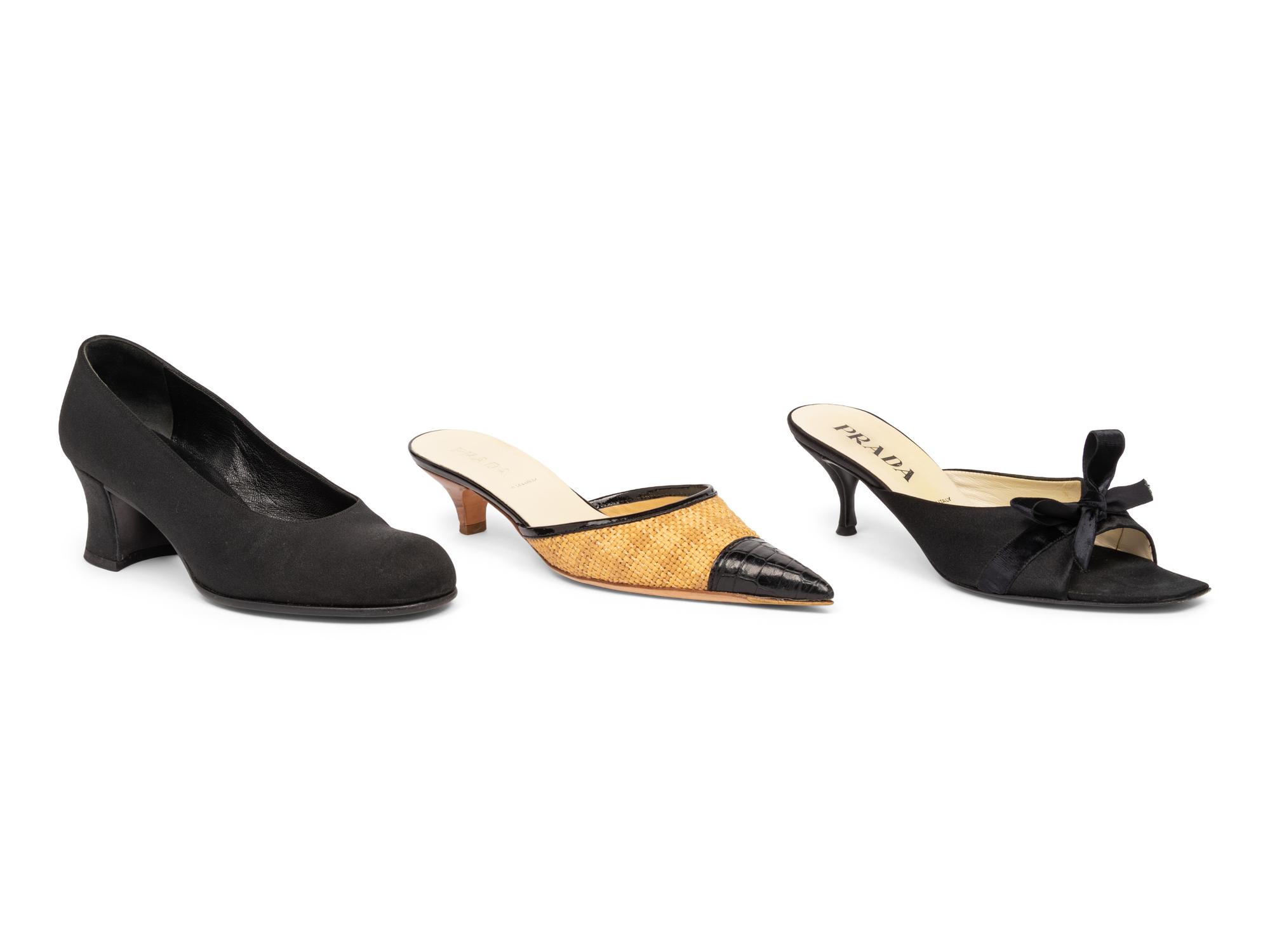 Three Pairs of Prada Shoes, 1990s