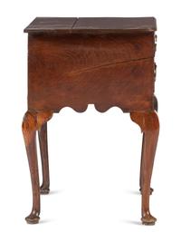 A Queen Anne Carved Oak Dressing Table