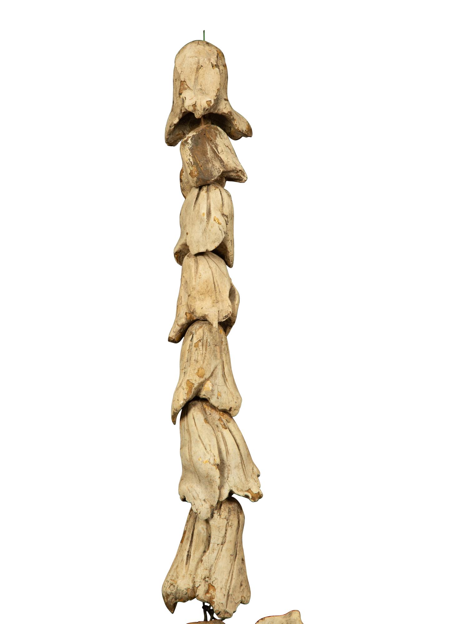 A Pair of Continental Carved and Painted Cornucopia Wall Ornaments