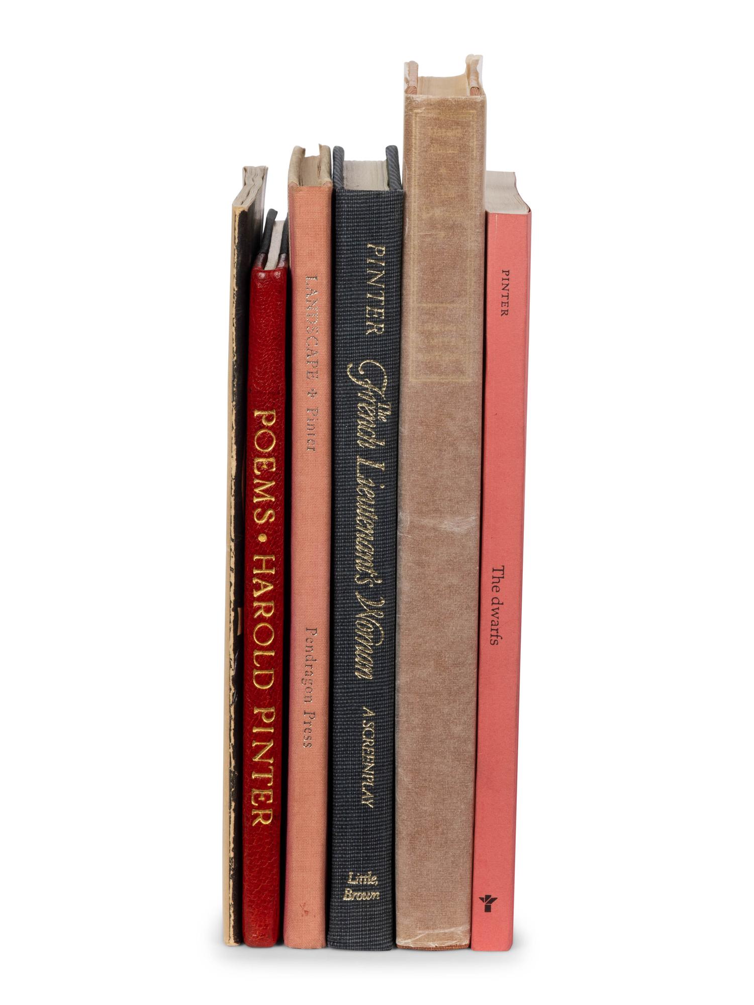 PINTER, Harold (1930-2008). A group of 9 works by Pinter, comprising: