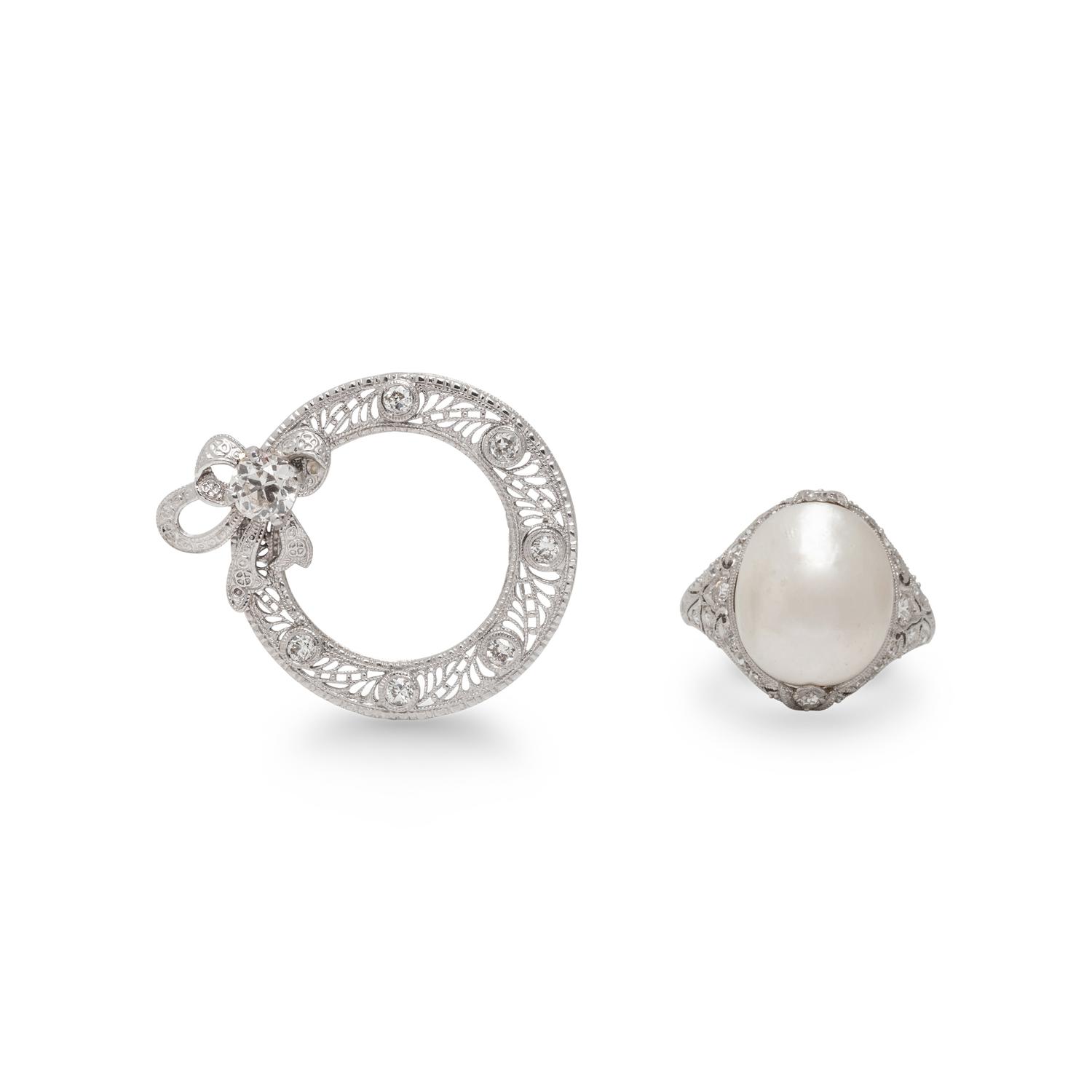 COLLECTION OF DIAMOND JEWELRY