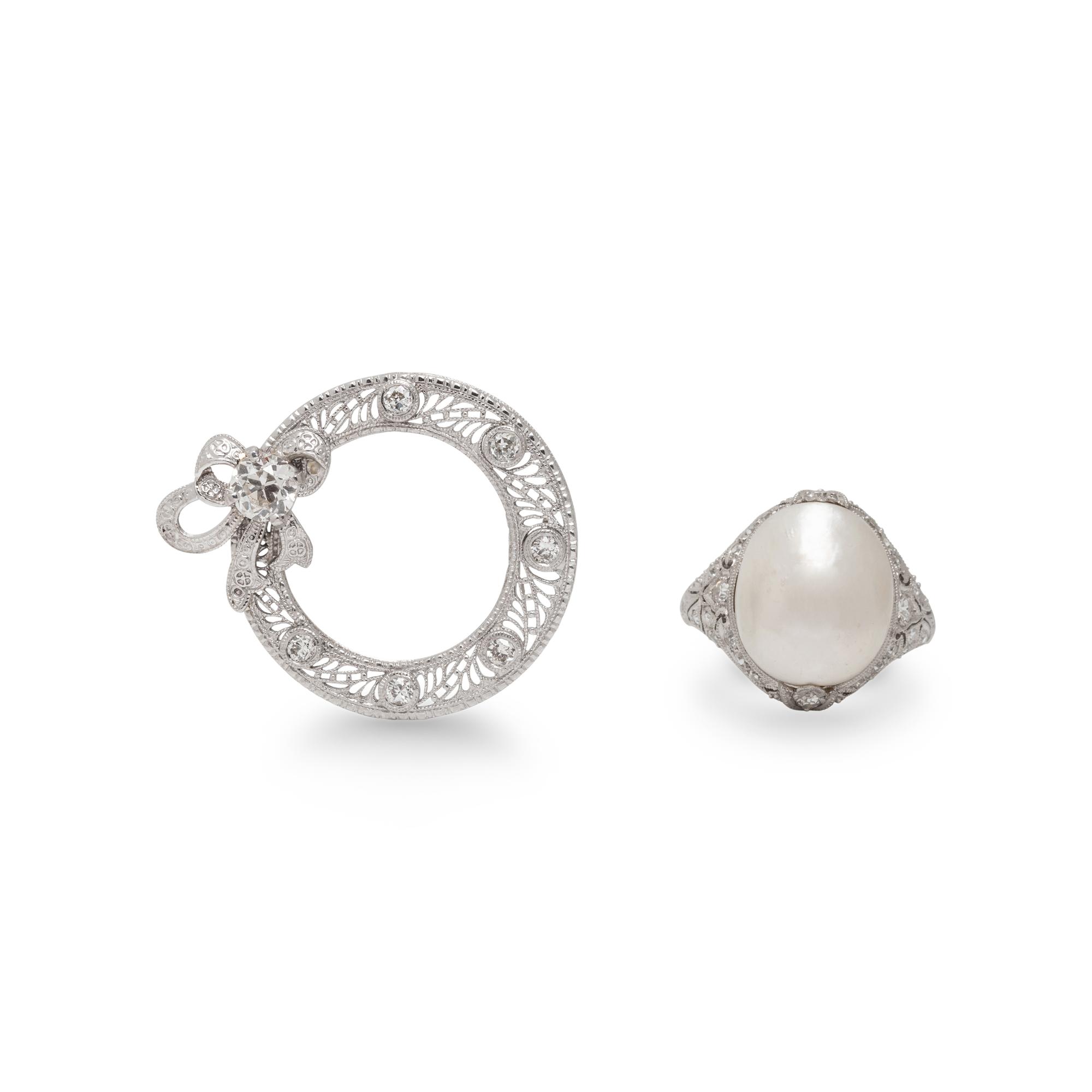 COLLECTION OF DIAMOND JEWELRY