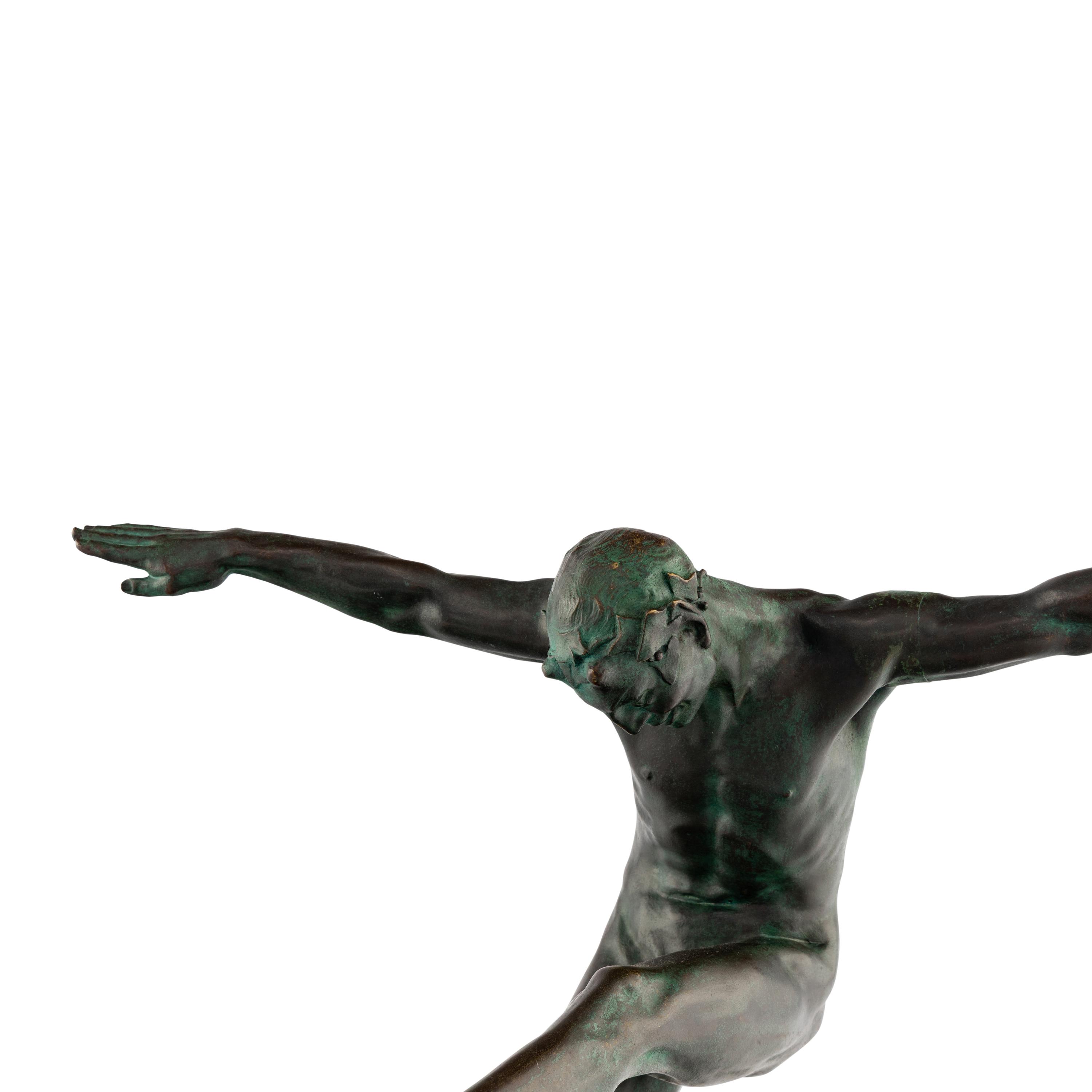 Eugène Désiré Piron (French, 1875-1928) — Faune à la grenouille