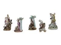 Five Porcelain Figures
