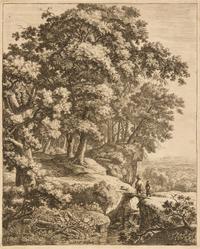Anthonie Waterloo, (Flemish, c. 1610-1690), a group of two untitled landscapes