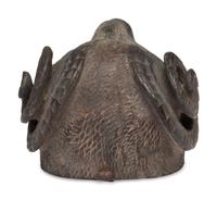A Carved and Painted Wood Ram Figurehead