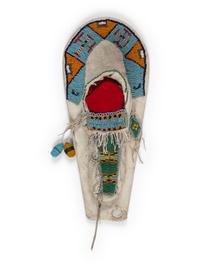 Plateau Beaded Hide Toy Cradle