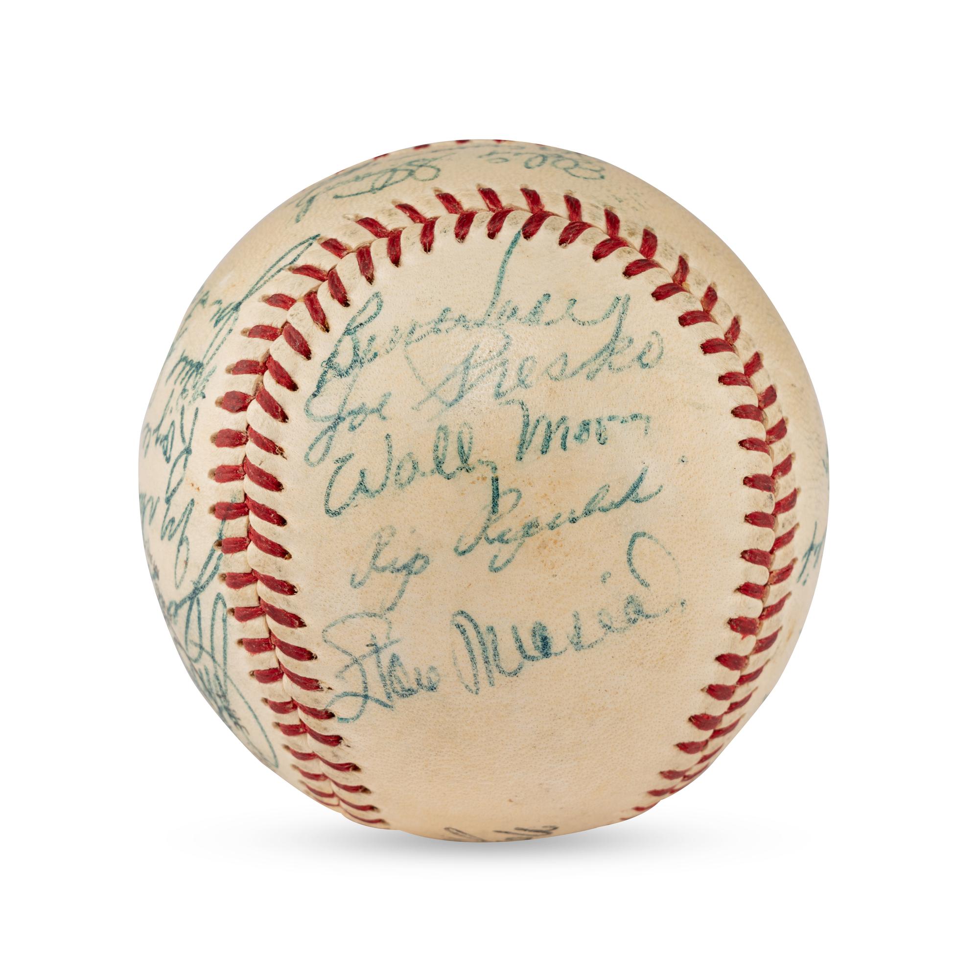 A 1954 St. Louis Cardinals Team Signed Autograph Baseball Featuring Stan Musial (Beckett Authentication Services)