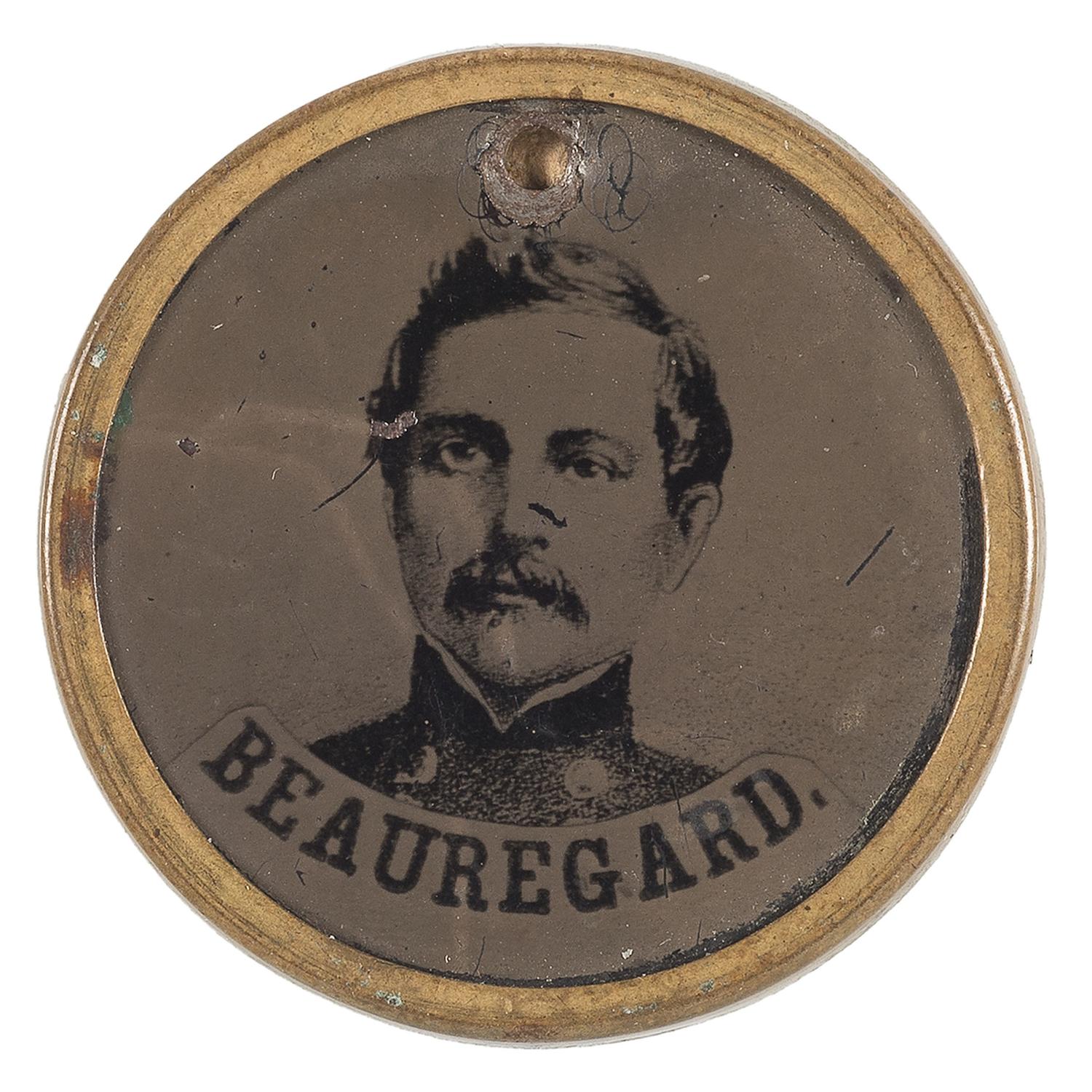 Jefferson Davis & P.G.T. Beauregard 1861 Ferrotype
