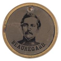 Jefferson Davis & P.G.T. Beauregard 1861 Ferrotype