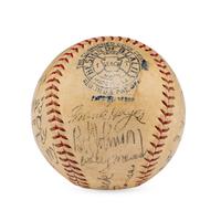 A 1938 Philadelphia Athletics Team Signed Autograph Baseball Featuring Connie Mack (JSA Letter of Authenticity)