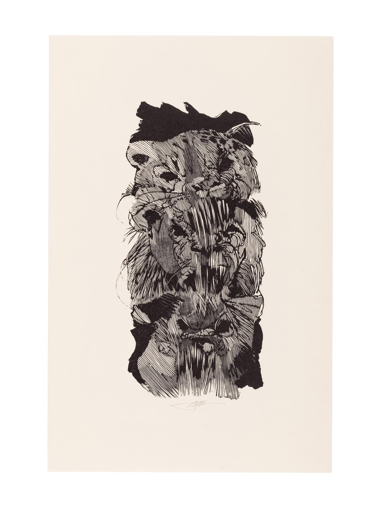 MOSER, Barry. A suite of 18 proof wood-engraved plates by Barry Moser for an unrealized edition of Dante’s Inferno. [ca 1984]. 293 x 190 mm. EACH SIGNED BY MOSER; and 2 additional trial proofs with letterpress in red for the same, each SIGNED BY MOSER.