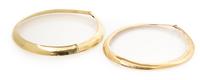 A Collection of 14 Karat Yellow Gold Omega Necklaces, 111.10 dwts.