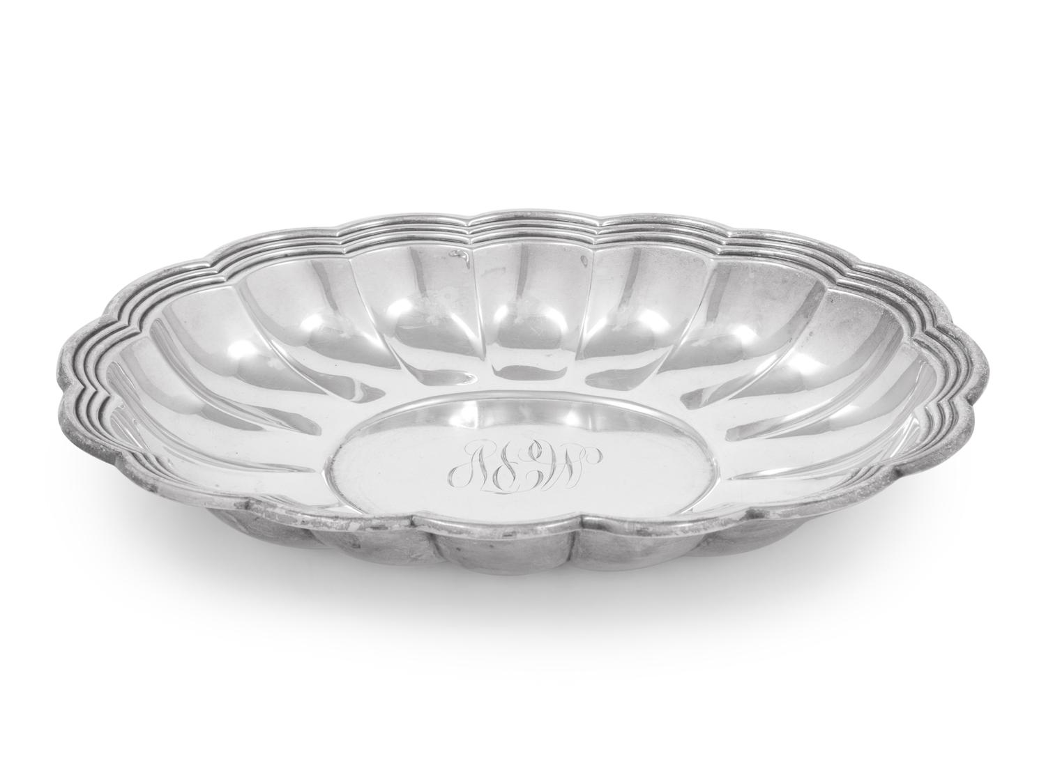 An American Silver Serving Dish
