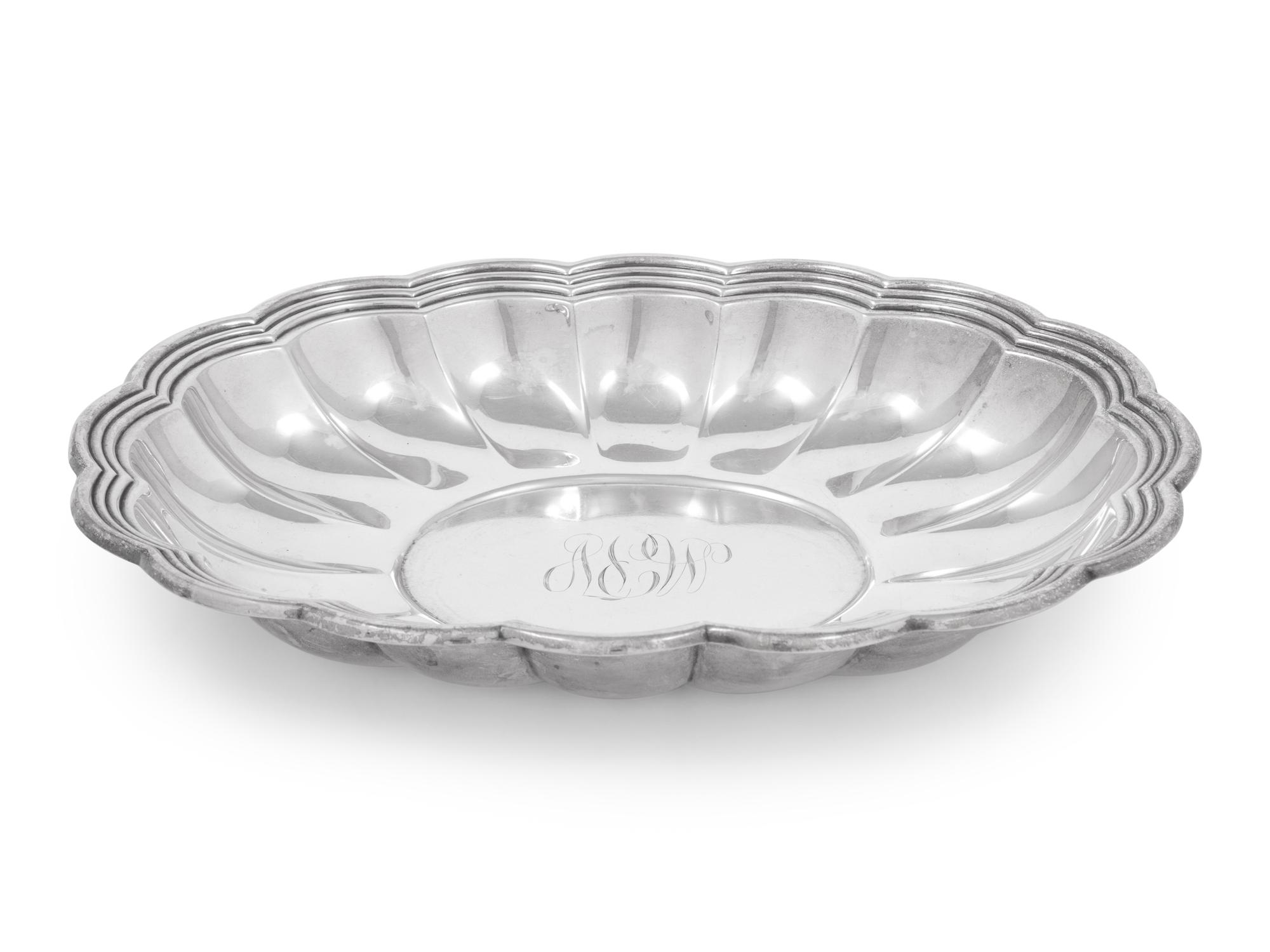 An American Silver Serving Dish