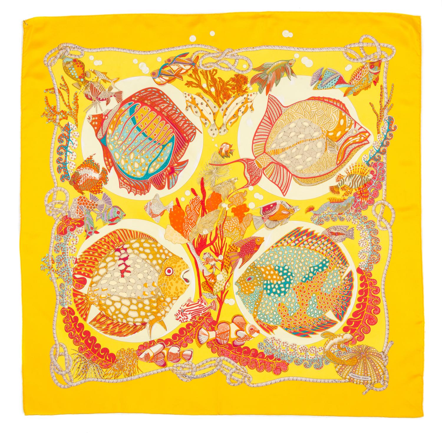 An Hermes 90cm Silk Scarf, 36" x 36"